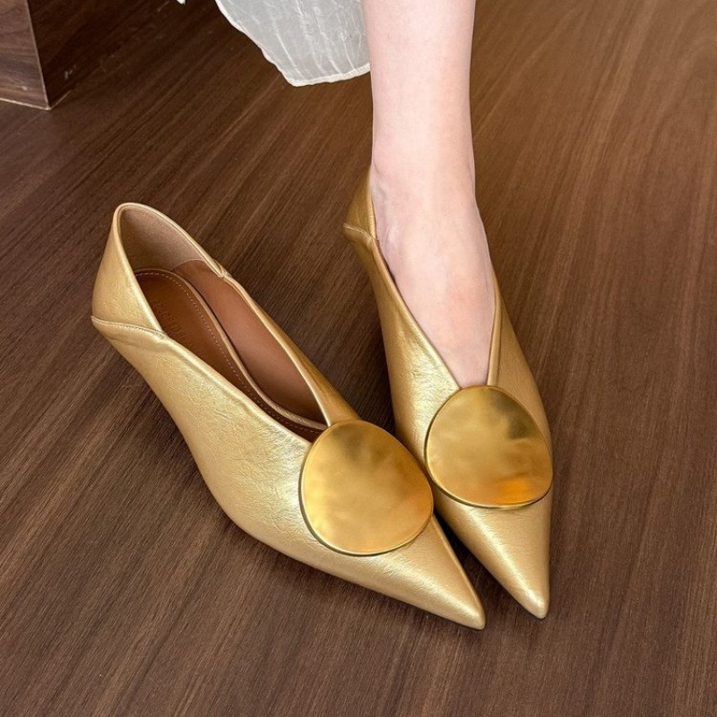 Womens Heels - 2025 Primavera Verano calzado con punta