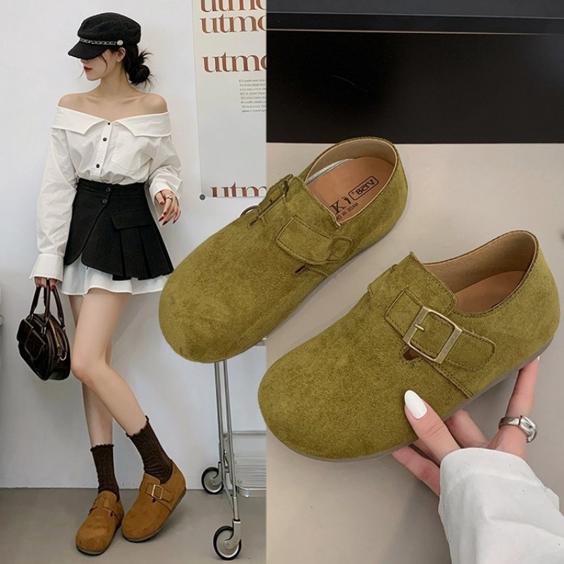 Womens Heels - Zapatos Birken de gamuza con parte
