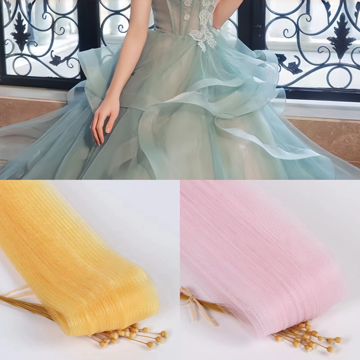 Wedding Dress - Malla Elástica para Confección de Vestidos