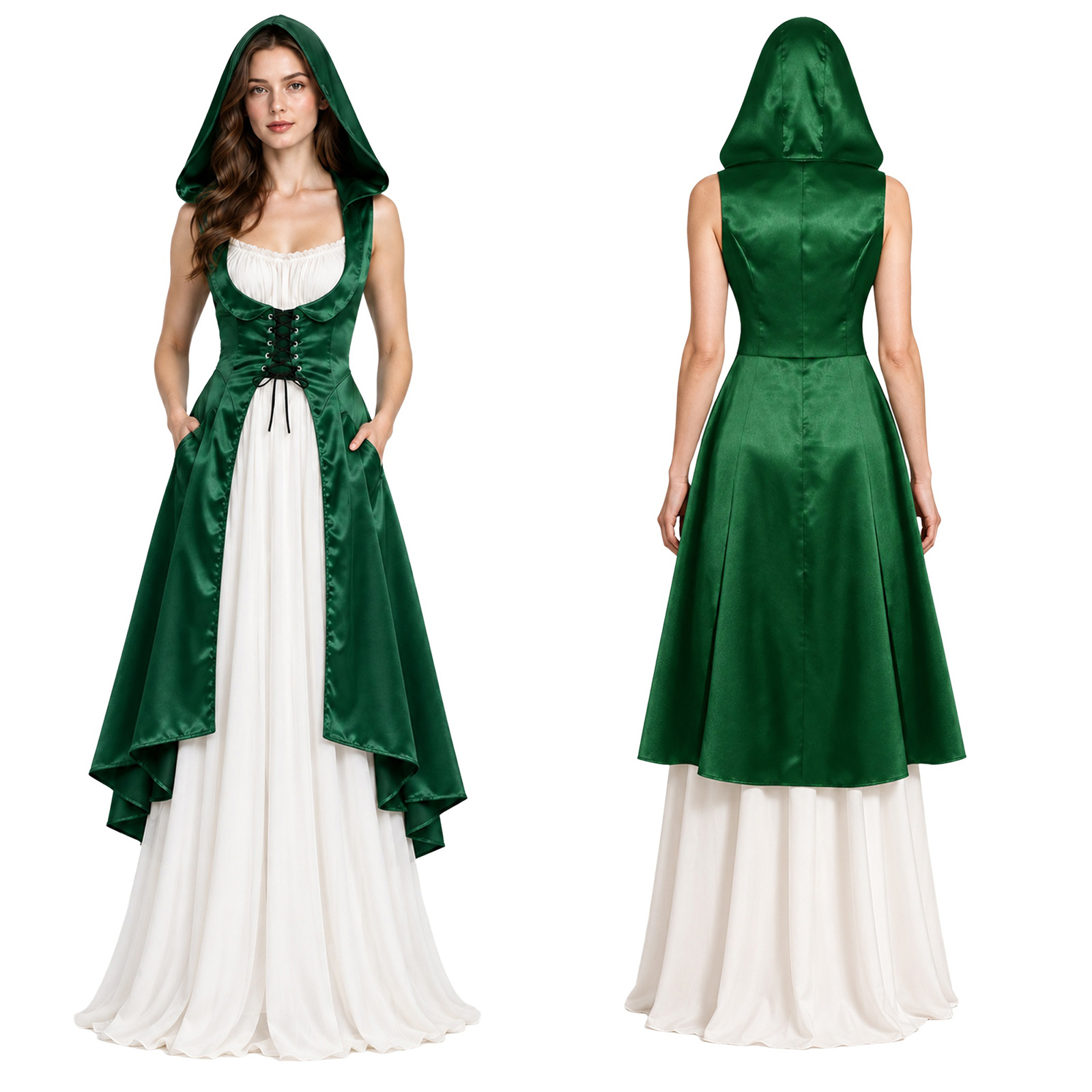 Vestido medieval renacentista  - Lace Dress reseña y precio