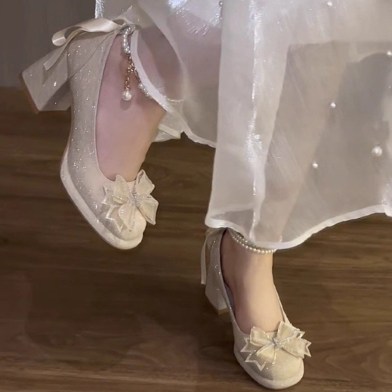 Zapatos de tacón de bloque con - Pump Heel Block reseña y precio