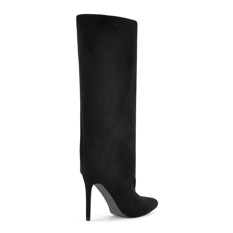 Botas Altas de Ante Sintético  - Formal Dress reseña y precio