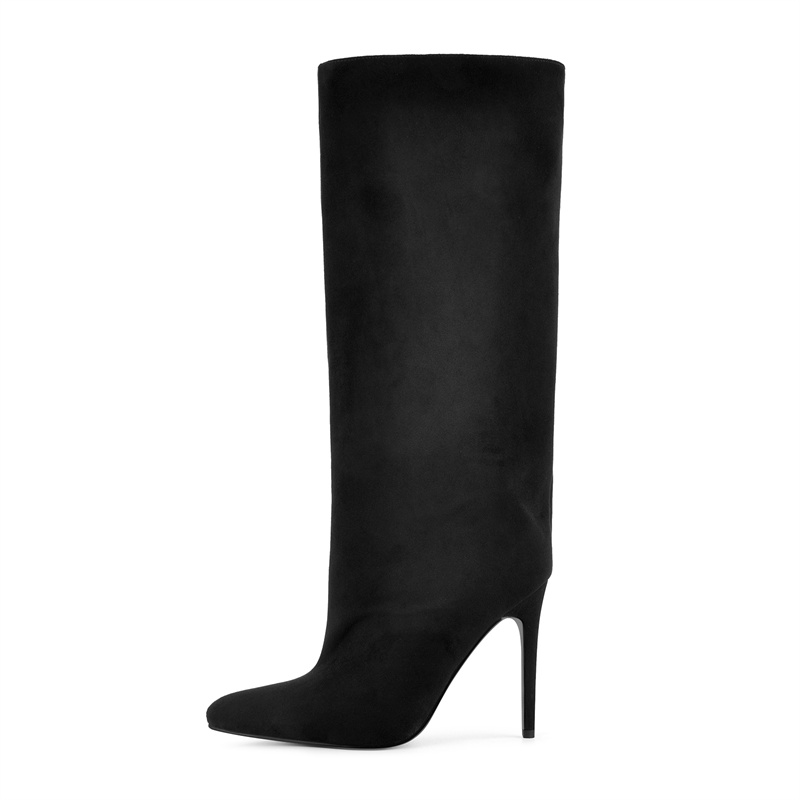 Botas Altas de Ante Sintético  - Formal Dress reseña y precio
