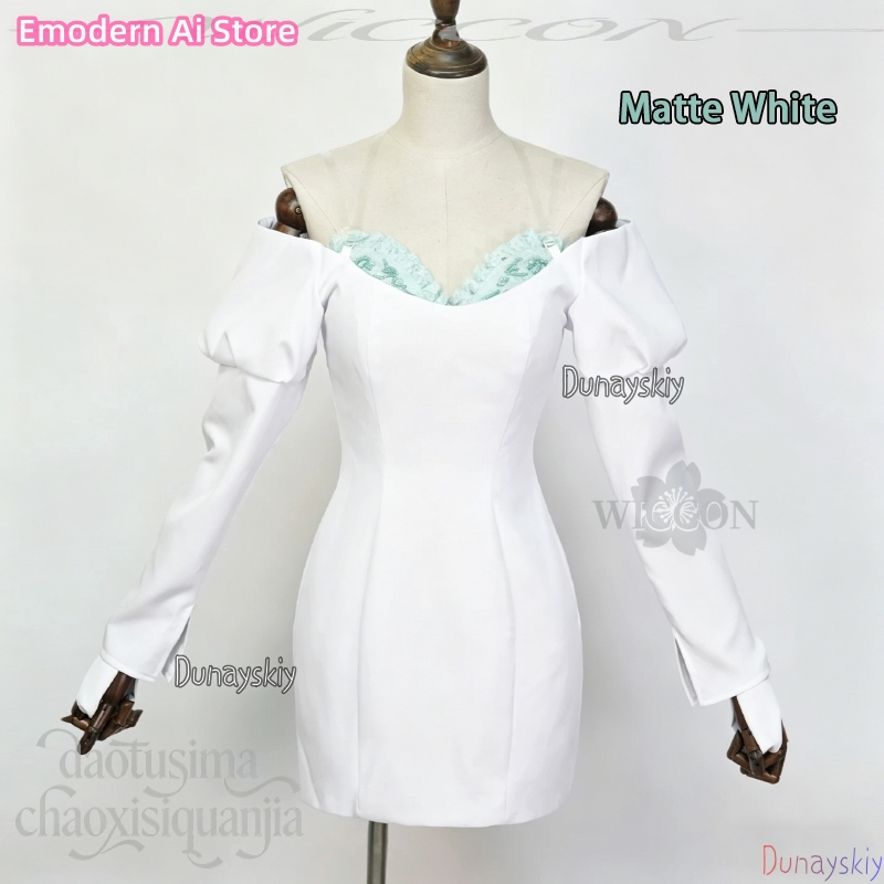 Nuevo Vestido Blanco CAFE Cros - Evening Gown reseña y precio