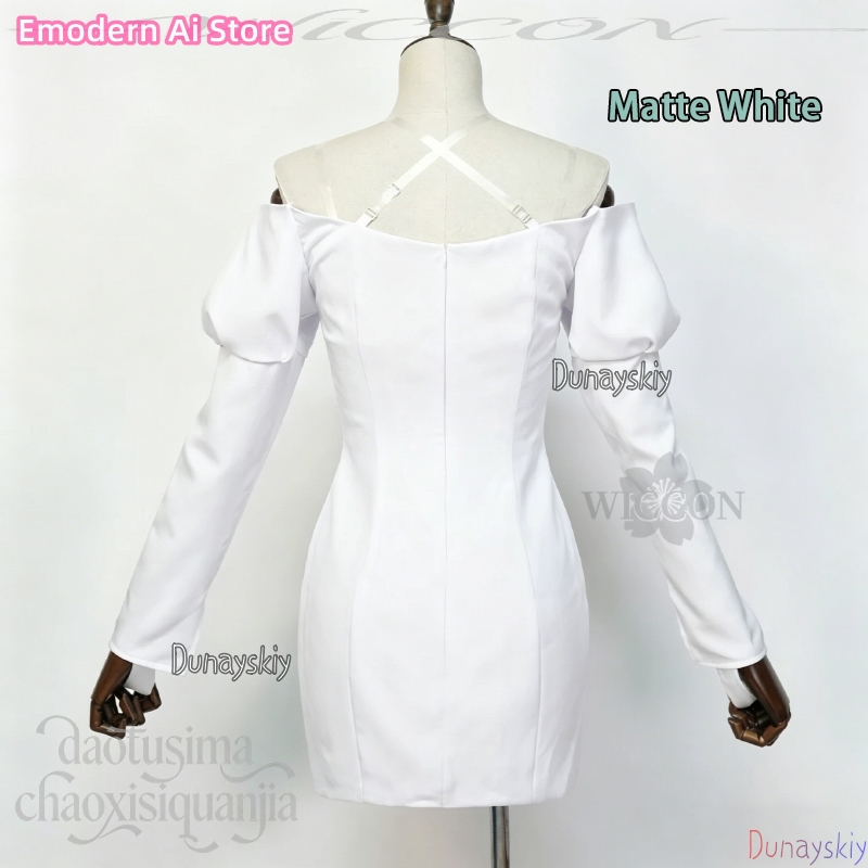 Nuevo Vestido Blanco CAFE Cros - Evening Gown reseña y precio