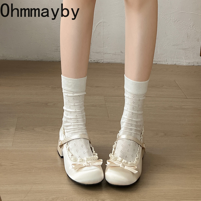 Zapatos Mary Jane con Lazo de  - Midi Dress reseña y precio