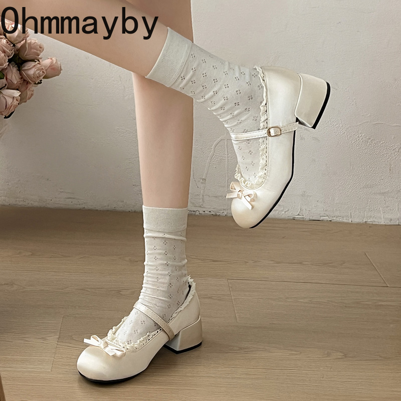 Zapatos Mary Jane con Lazo de  - Midi Dress reseña y precio