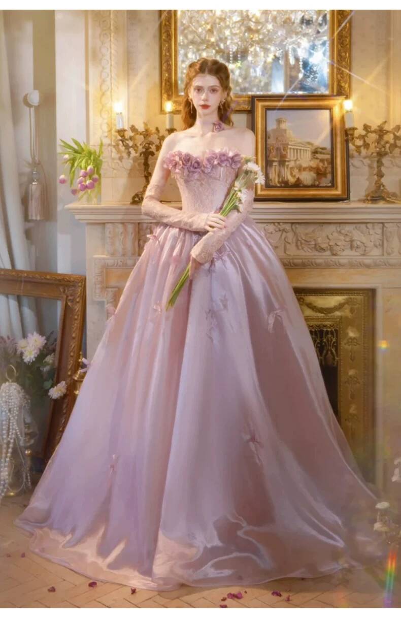 Vestido de Gala Largo de Satén - Formal Dress reseña y precio