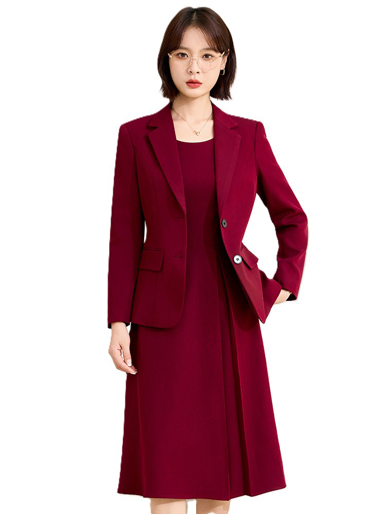Rojo Gris Marino Oficina Señor - Women'S Red Formal Wear reseña y precio