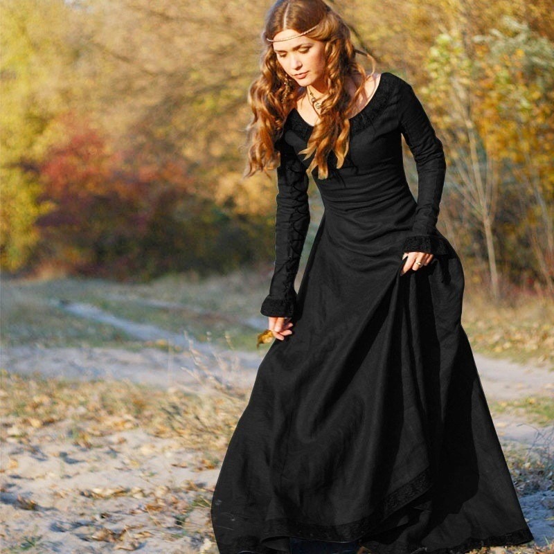 Vestido largo medieval para mu - Lace Dress reseña y precio