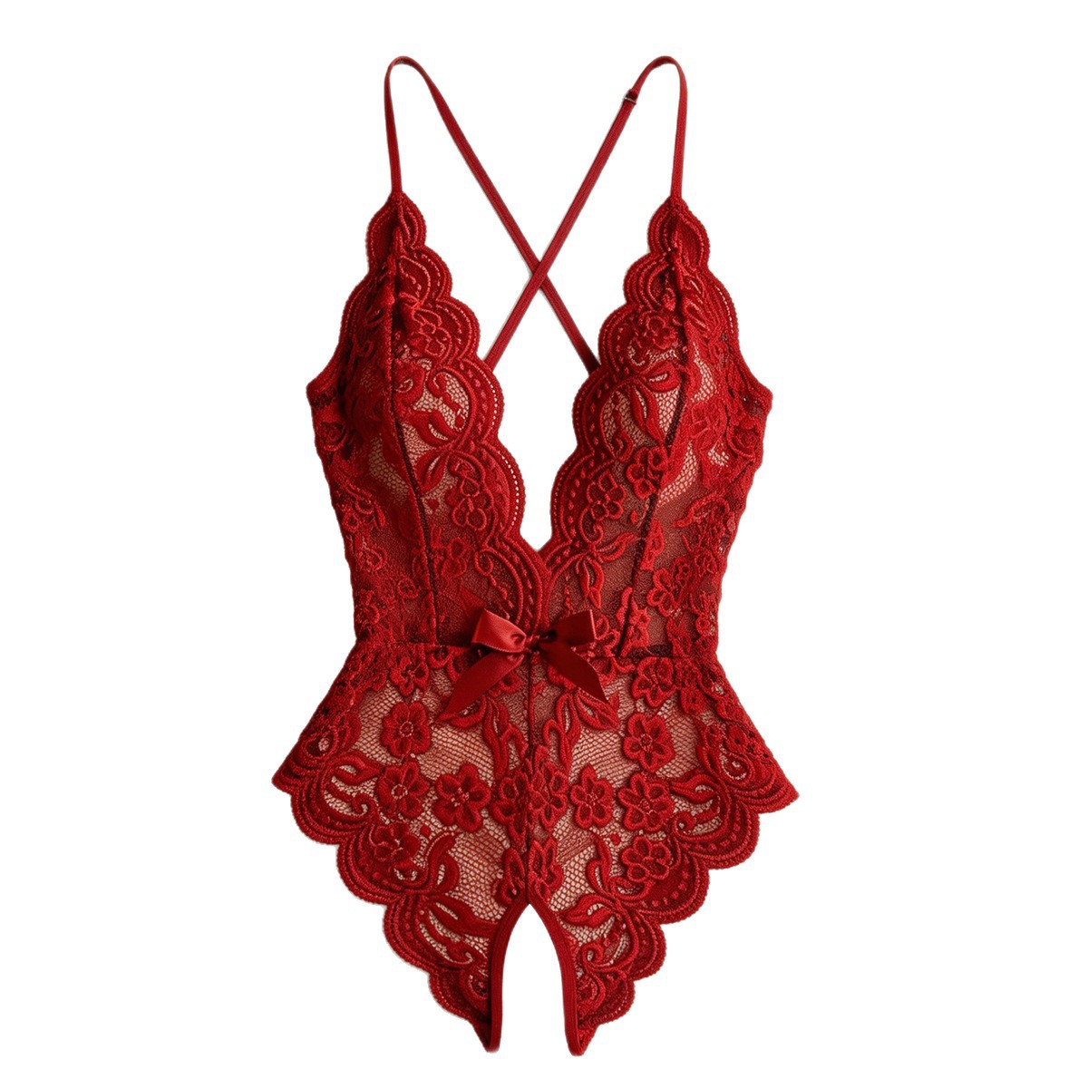 Lencería sexy sin entrepierna  - Lace Dress reseña y precio