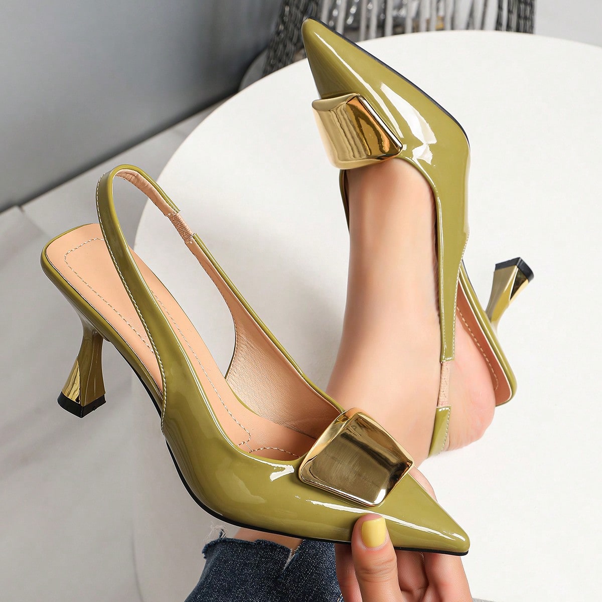 Elegantes zapatos de tacón con - Formal Dress reseña y precio