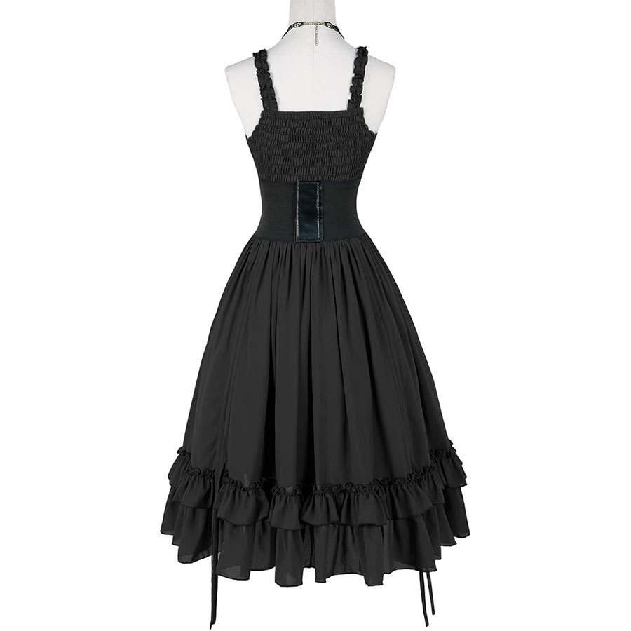 Vestido Gótico para Mujer, Est - Midi Dress reseña y precio