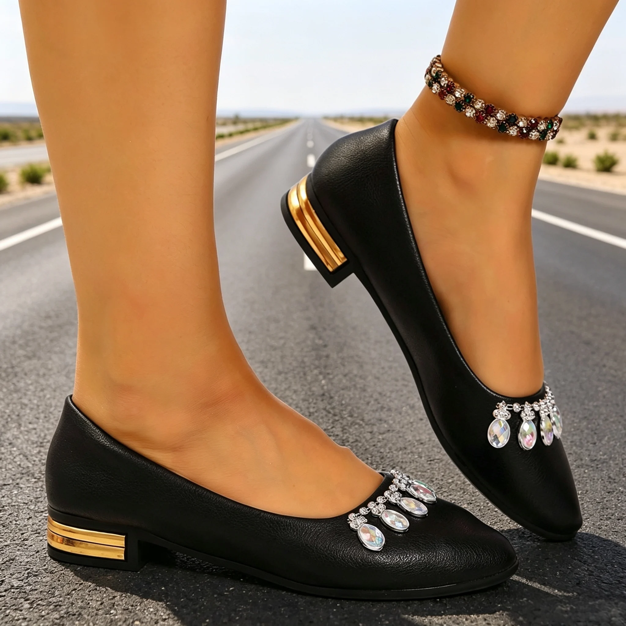 Zapatos Planos de Mujer con Pu - Womens Heels reseña y precio