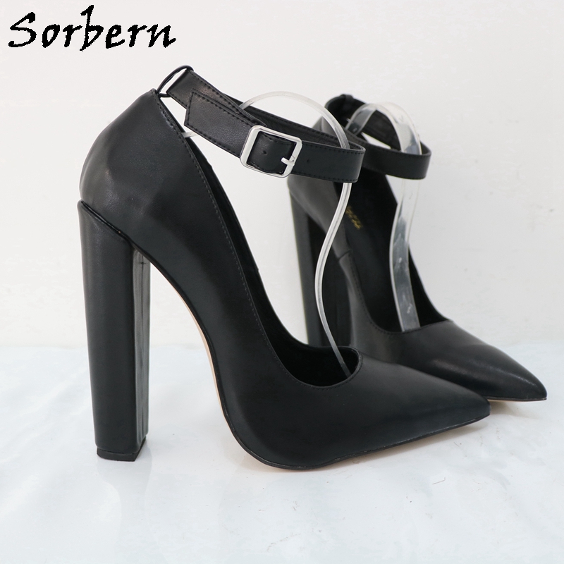 Sorbern-zapatos de tacón alto  - Pump Heel Block reseña y precio