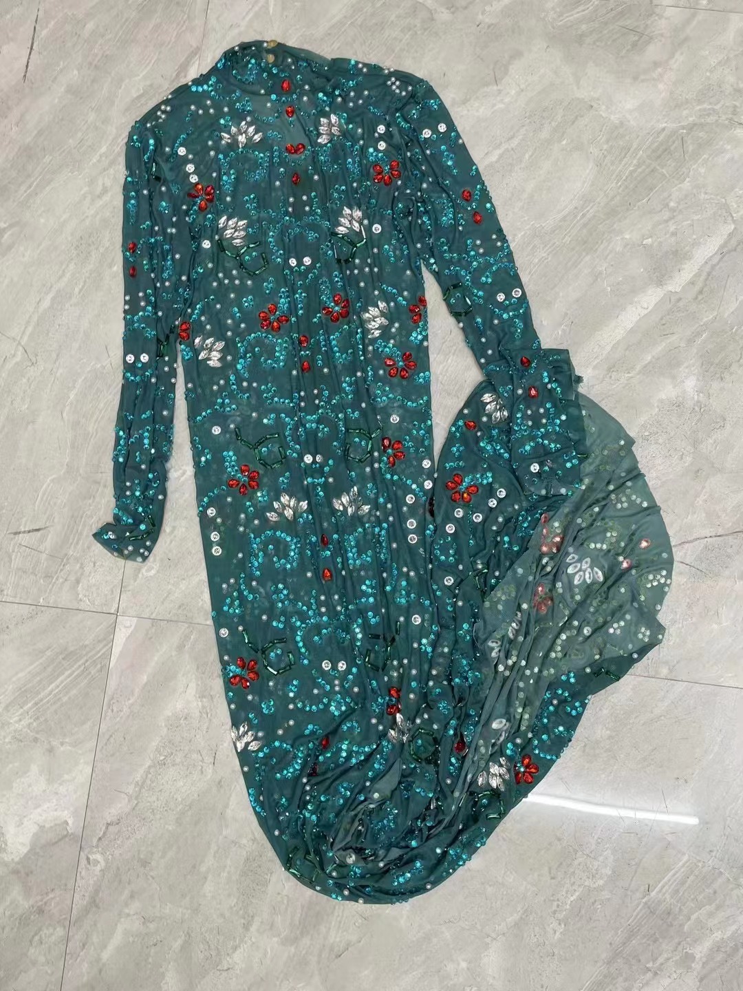 Vestido de noche de lujo con d - Women'S Red Formal Wear reseña y precio