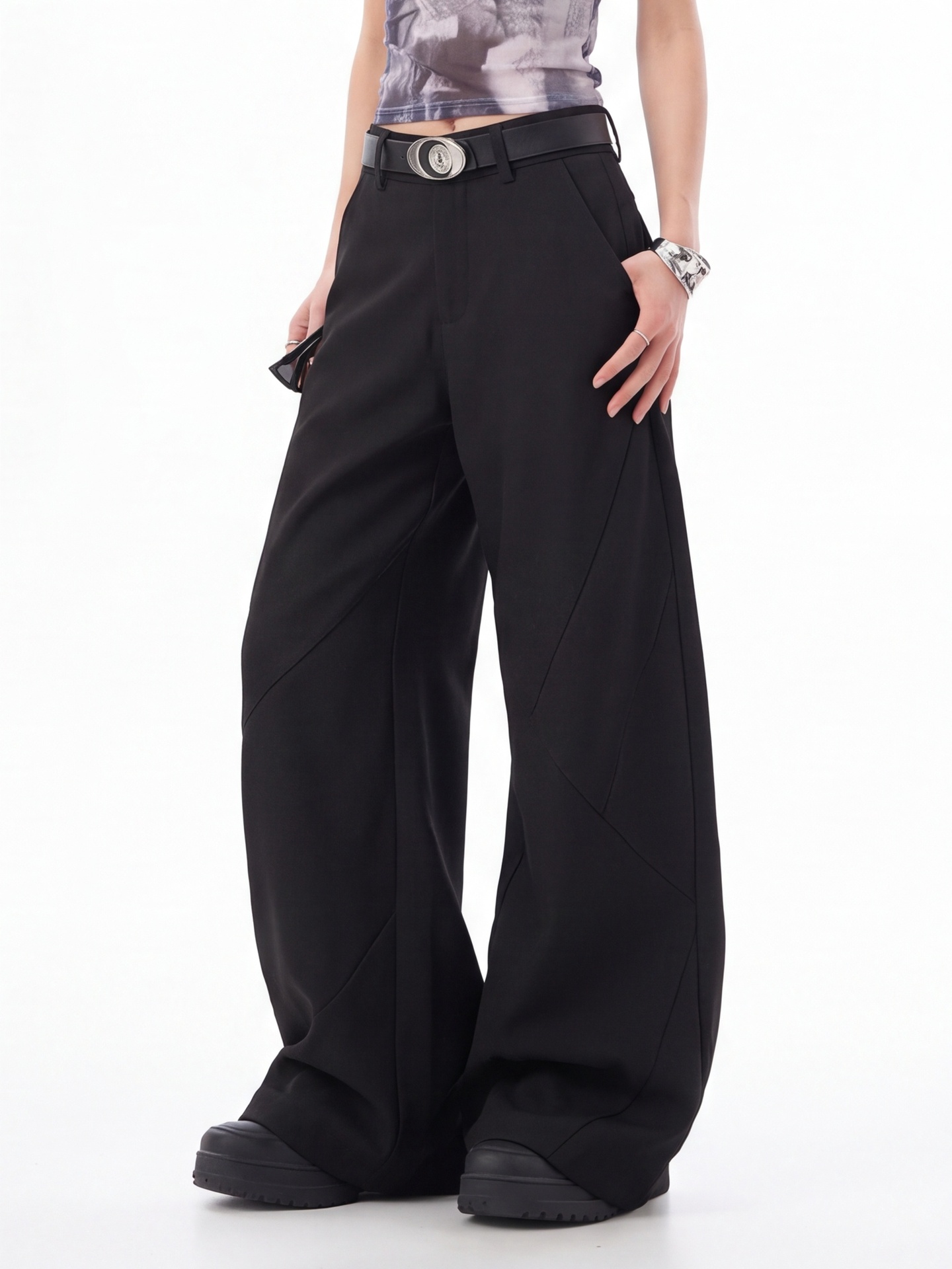 Pantalones de traje de cintura - Tailored Trouser Wide reseña y precio